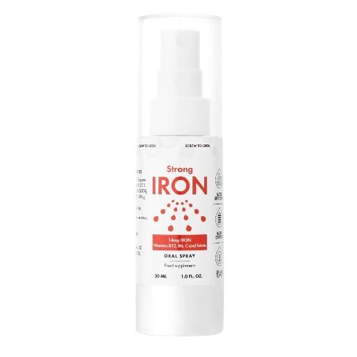 NorVita (Норвіта) Strong Iron (Посилене Залізо) з вітамінами C, B6, B9 та B12 спрей 30 мл